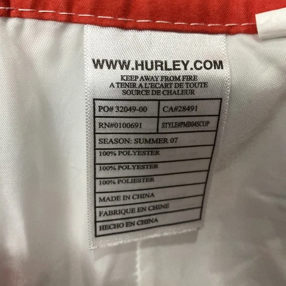 Hurley Board Shorts 31 - Picture 6 of 10